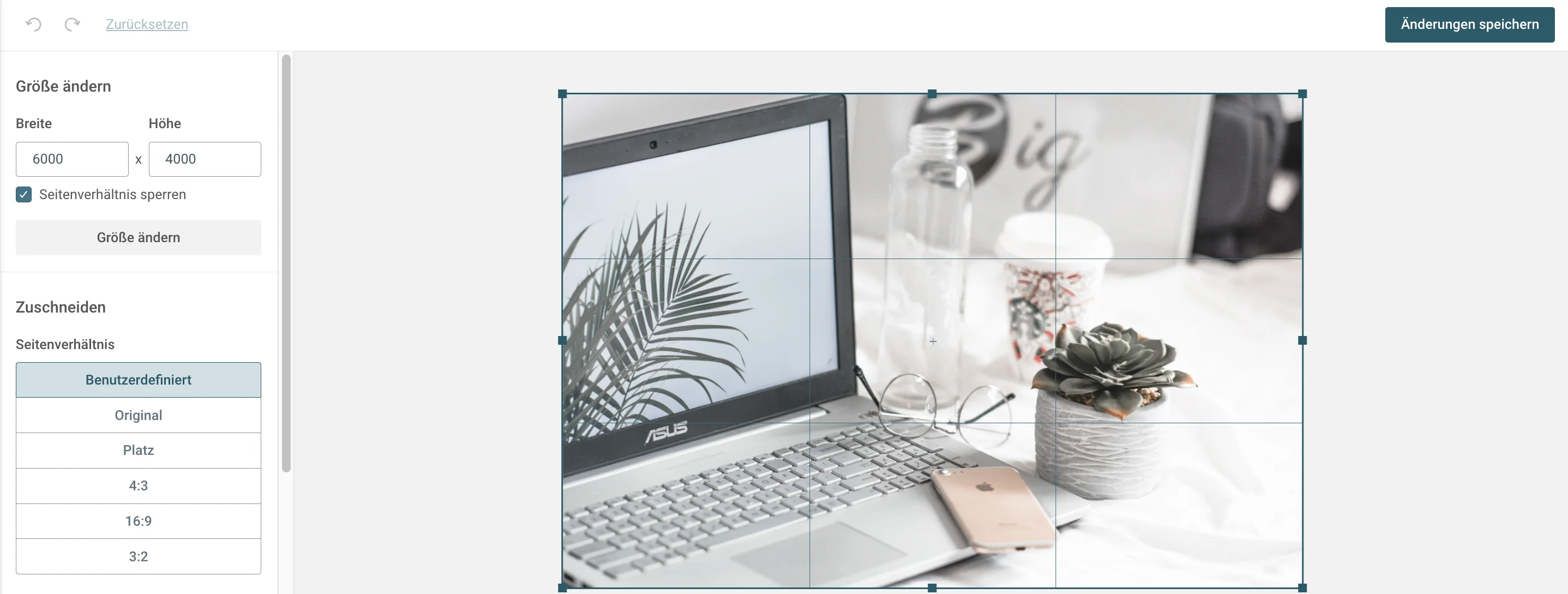 Illustration, die den Editor von Mailjet zeigt