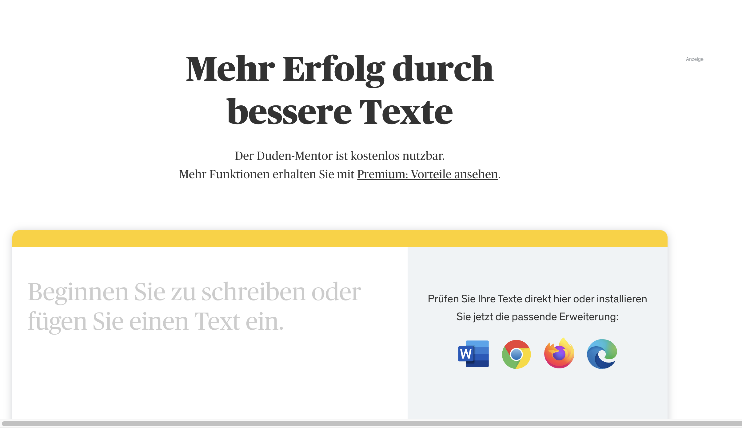 Bild, welches den DUDEN Mentor abbildet