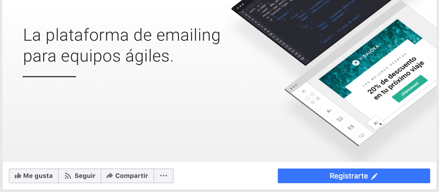 Registrarse a la newsletter en Facebook