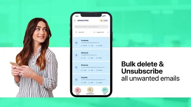 InstaClean user interface.