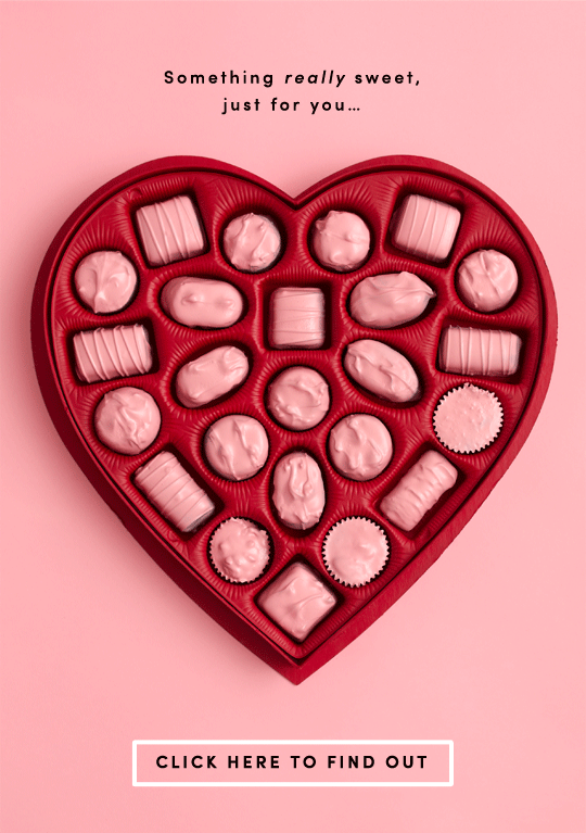 Heart-shaped chocolate box animated GIF