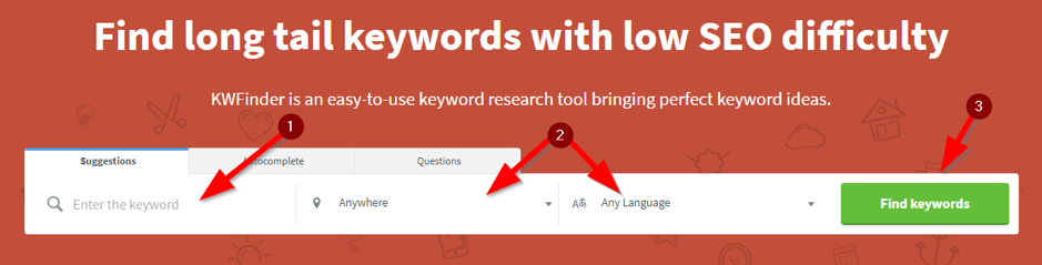 KWFinder-Search