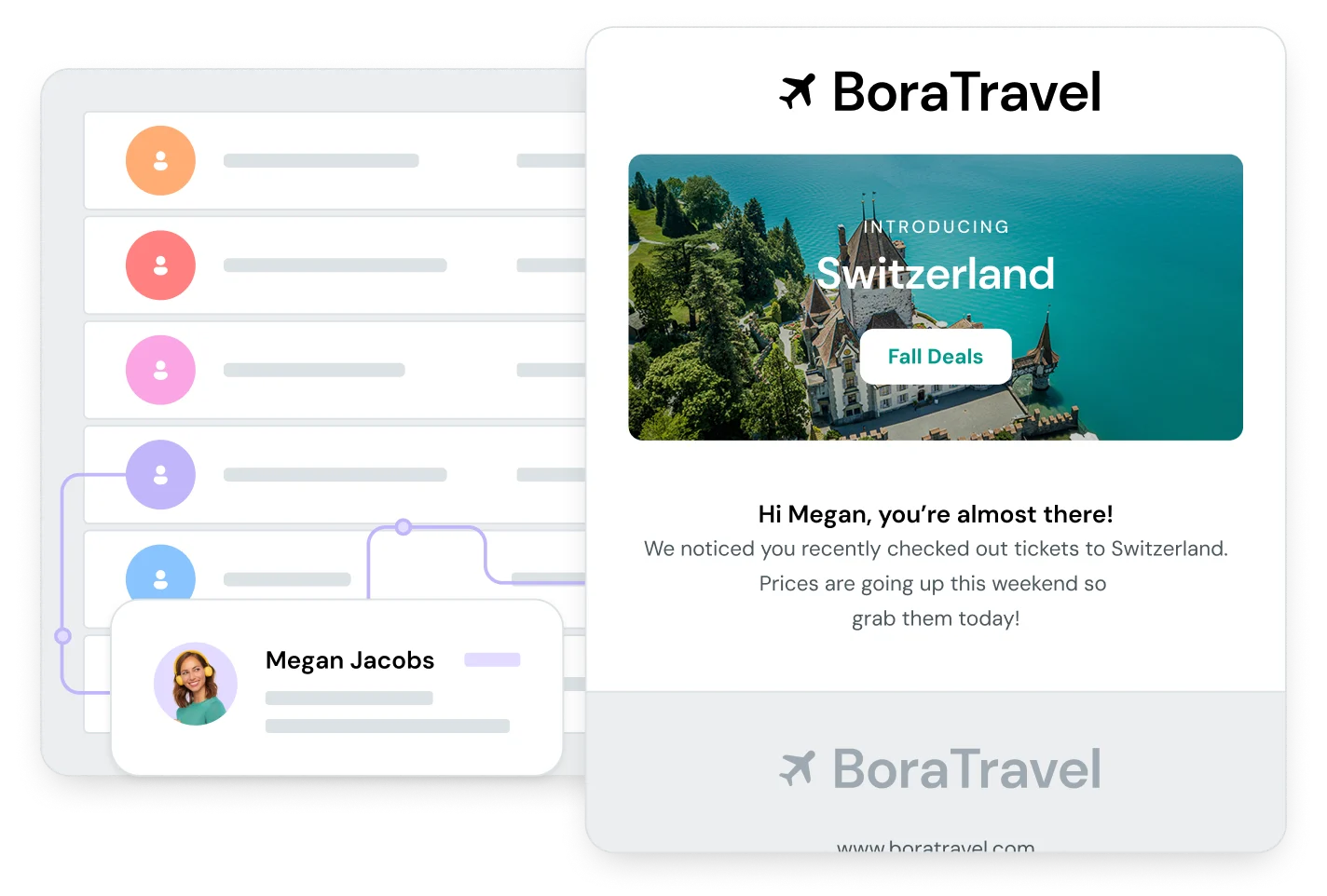 Mailjet's personalization feature of emails to drive engagement.