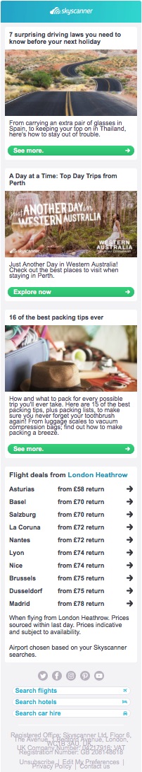 Skyscanner-newsletter