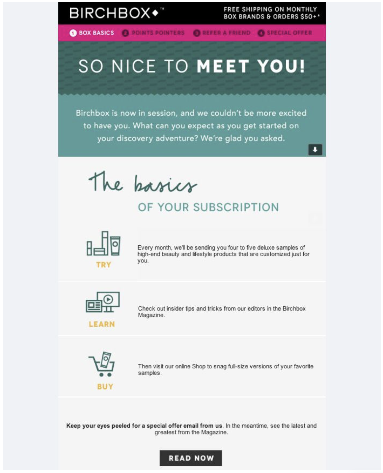 Birchbox email