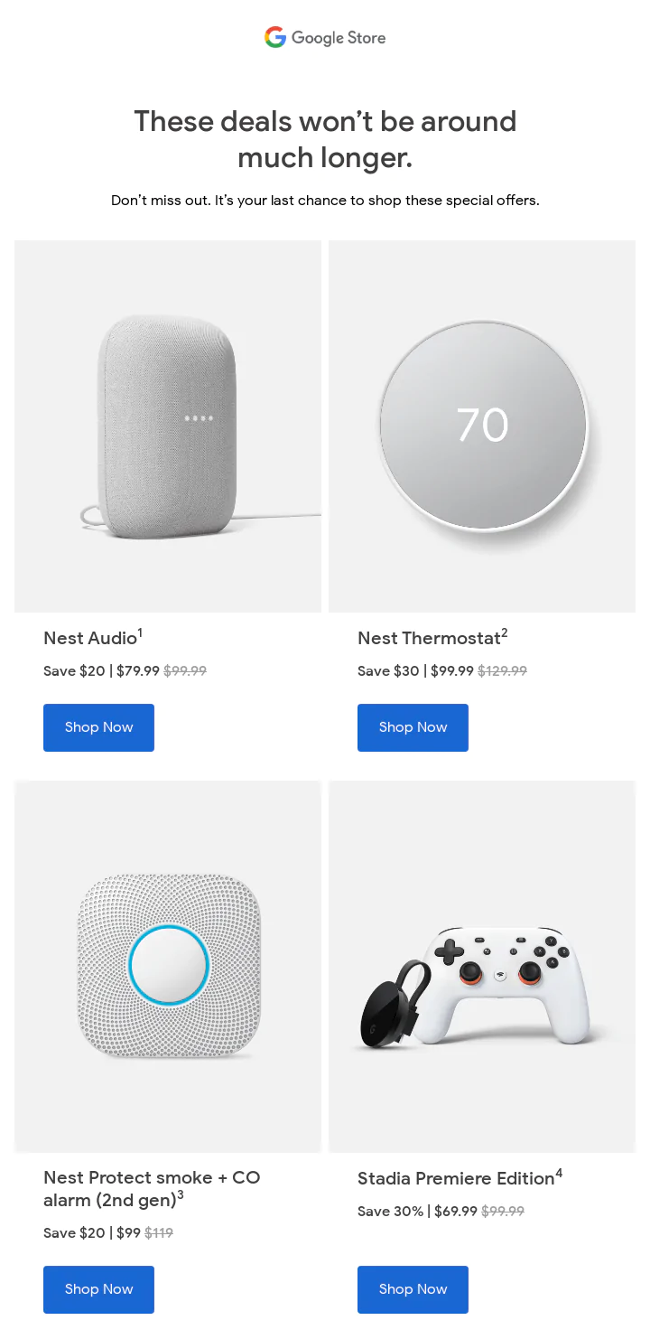 Google’s promotional campaign