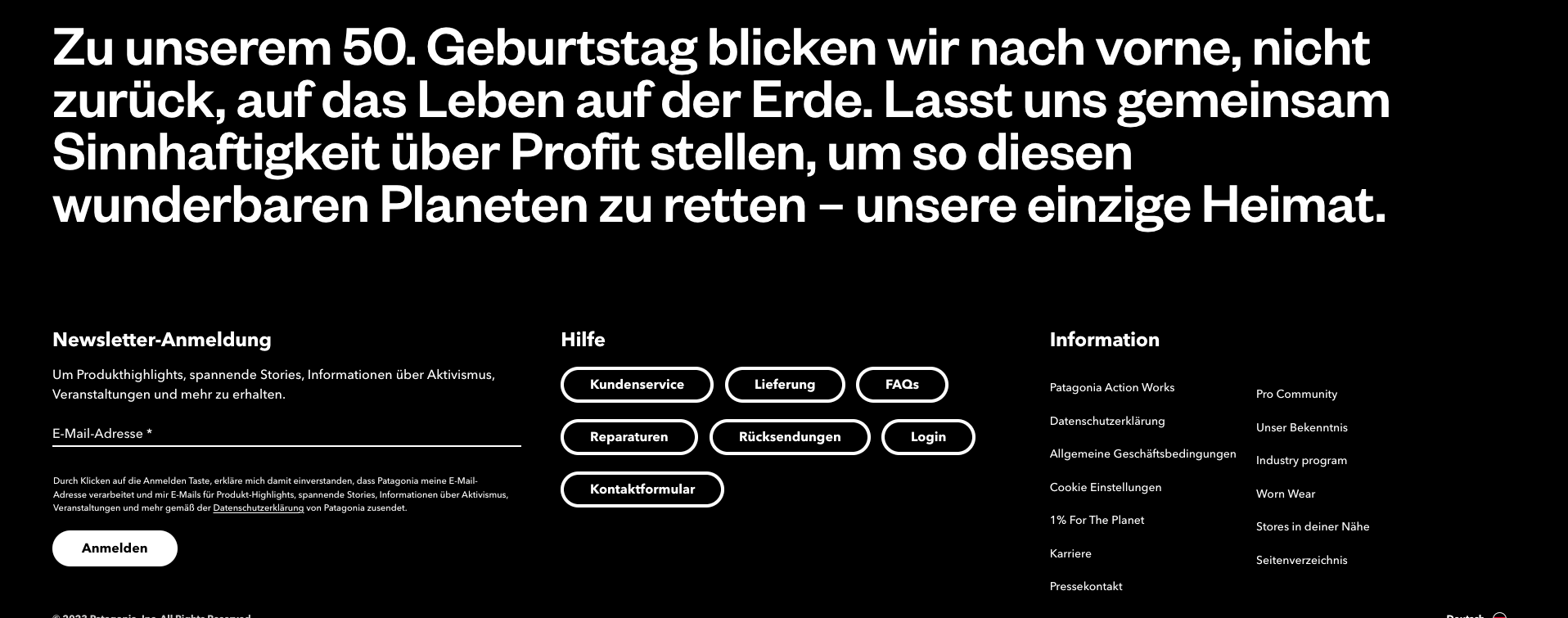 Pop-up-Anmeldeformular