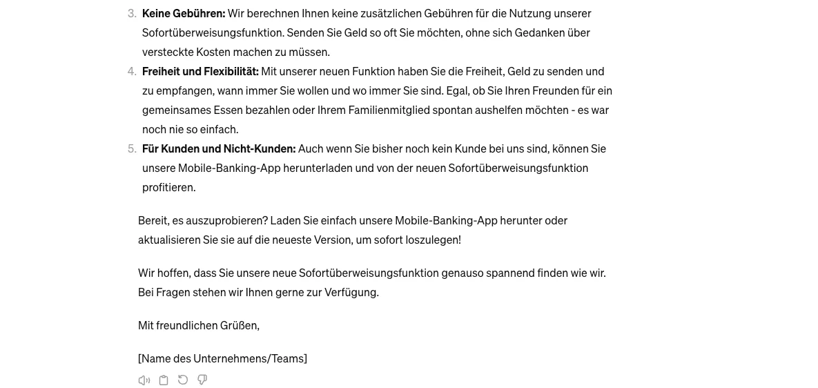 Drei weitere E-Mail-Kampagnenideen von ChatGPT