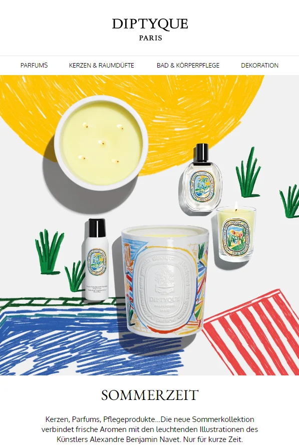 Newsletter Sommer Design