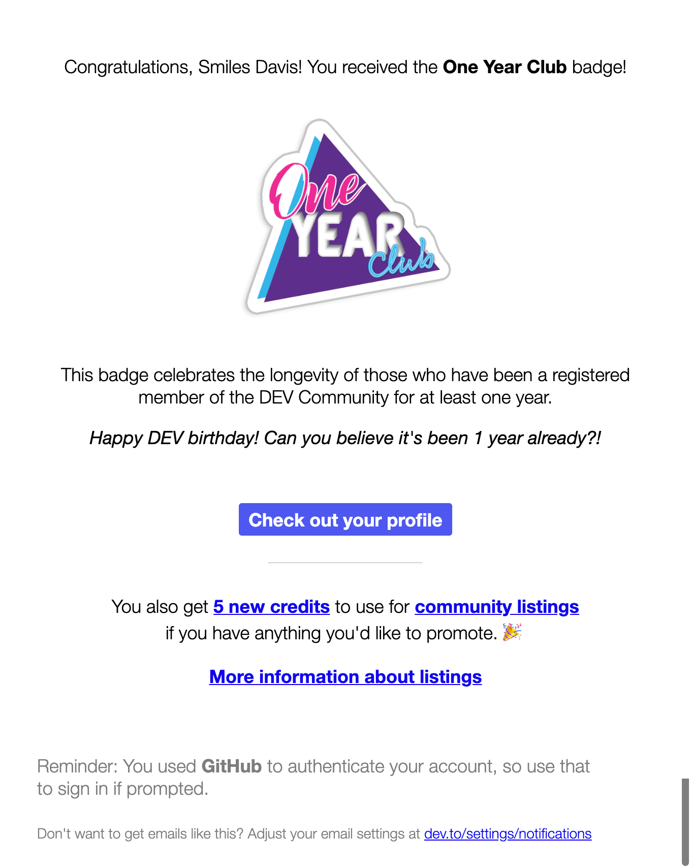 you-just-got-a-badge-dev