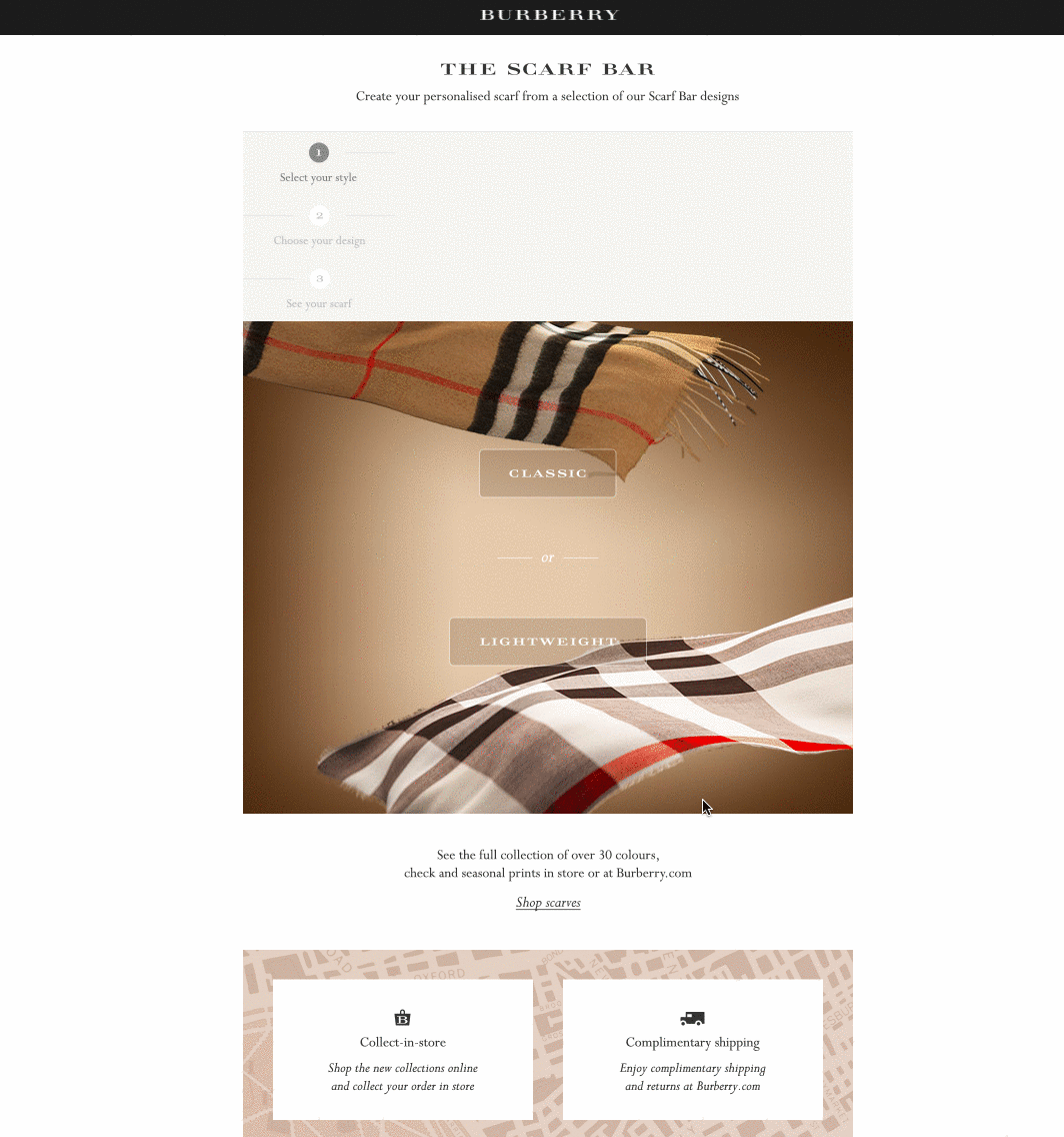 Burberry customization