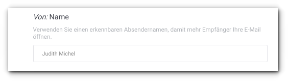 persönlicher-Empfänger