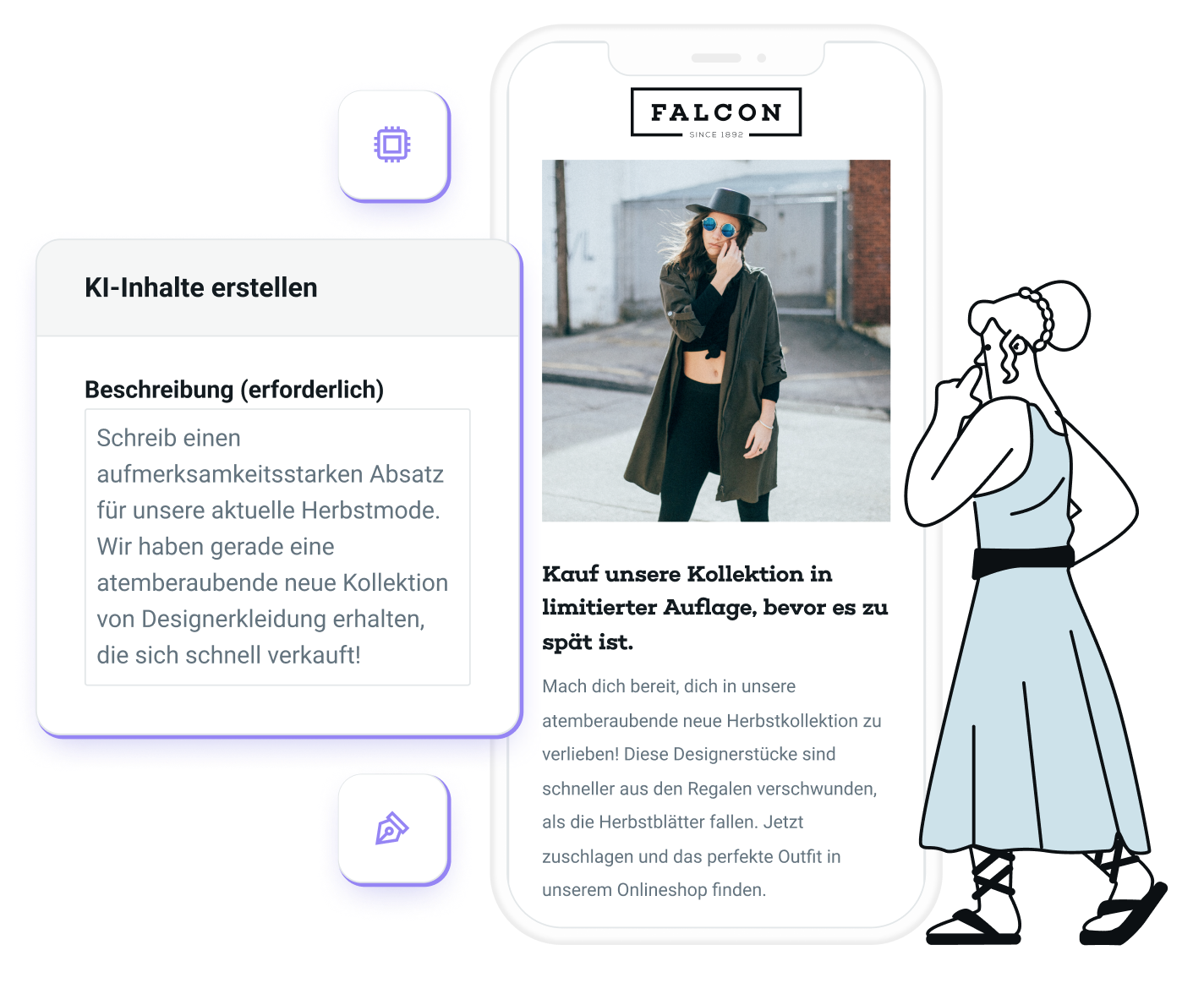 Veranschaulichung der Funktionsweise des Ki-Textgenerators